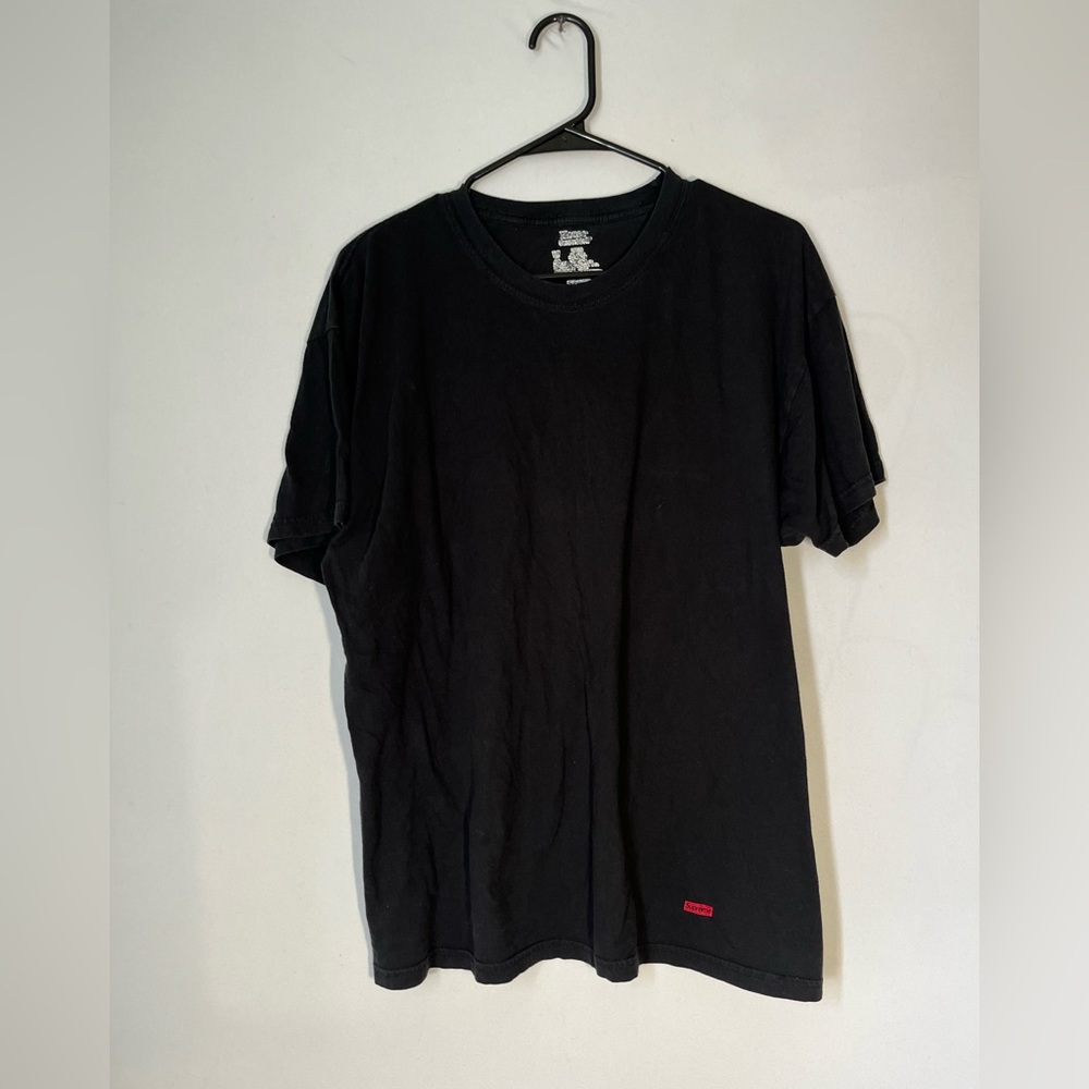 Black Supreme T-shirt Large